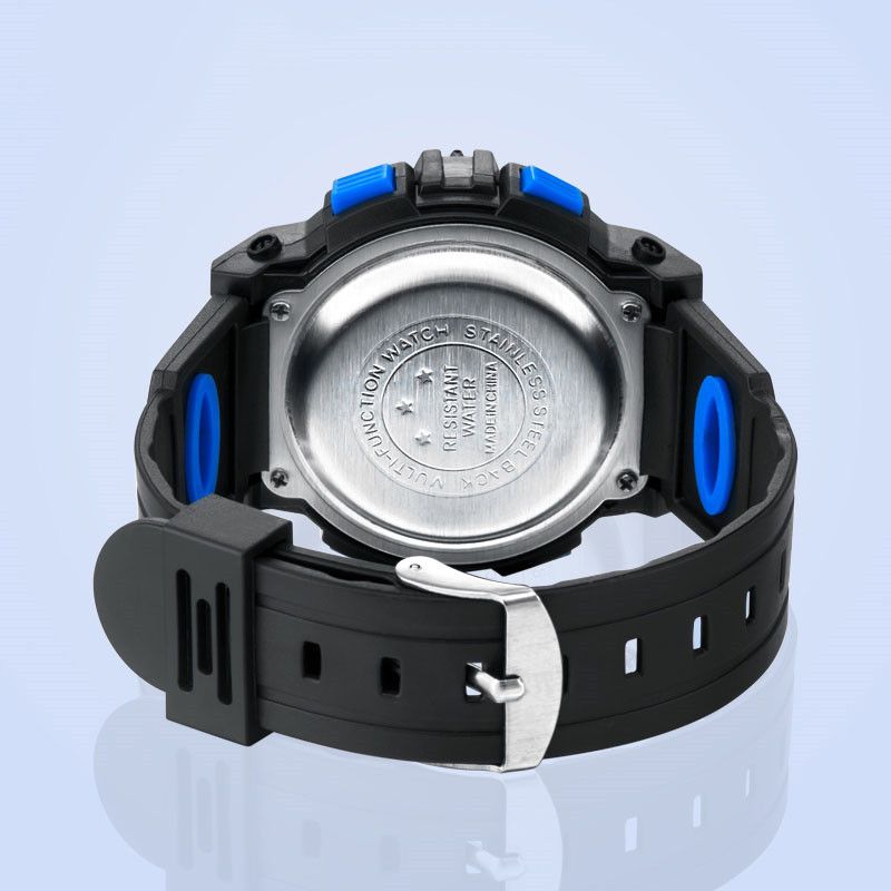 Children Watch Sport Kids Watches Luminous Waterproof Watches for Children Students Dial Electronic Watch Multi-function Wrist Watch for Boys and Girls Gift Red one size