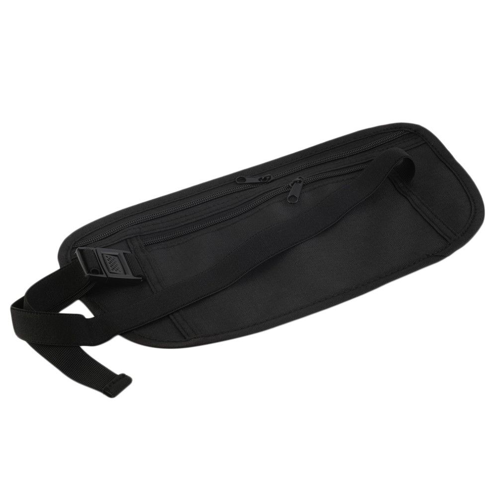 Cloth Waist Bags Travel Pouch Hidden Wallet Passport Money Waist Belt Bag Slim