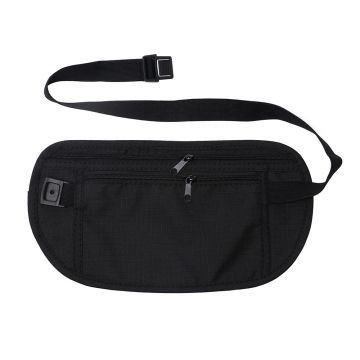 Cloth Waist Bags Travel Pouch Hidden Wallet Passport Money Waist Belt Bag Slim