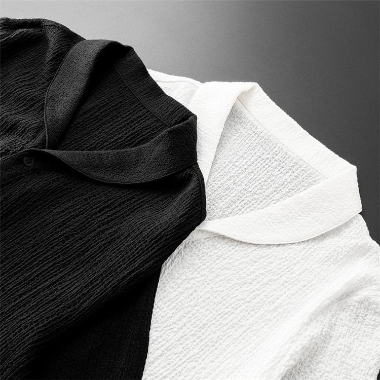 2pcs,Five sleeve ice silk linen set for men, cotton and linen two-piece set, oversized loose middle sleeve T-shirt, sportswear