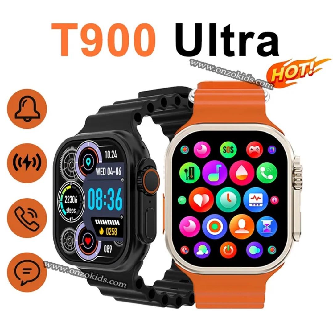 New T900 Ultra Smart Watch Series Ultra Bluetooth Call IP67 Waterproof 49mm Game Smart watch T900 Ultra Fitness Tracker Sport Watch for man Square Watch for woman couple watch Kids Watch T900