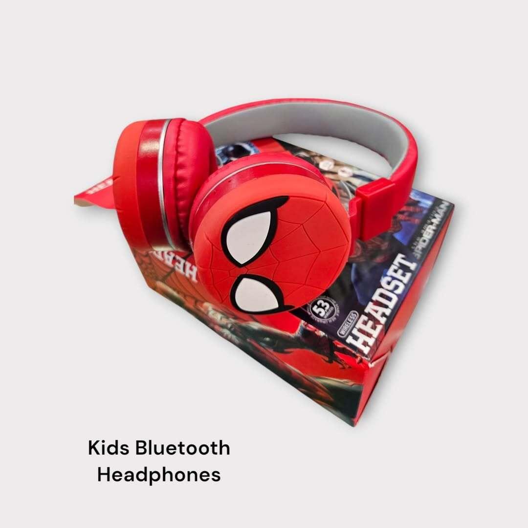Boys Spider-Man Kids Headphones for School Travel, Safe Volume Limited, HD Mic Stereo Sound Over-Ear Girls Boys Headphones for Kid, FunShare Foldable 3.5mm Wireless Kids Headphone