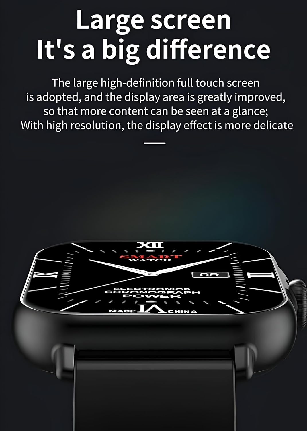 7 IN 1 A58 Plus 2024 Women's Luxury Gold Watch Unique Gift Set Jewellery Gold Necklace Ring Double Band Smart Watch+ Additional Women's Diamond Set Small Gold Watch Necklace Ring Earrings Bracelet Set