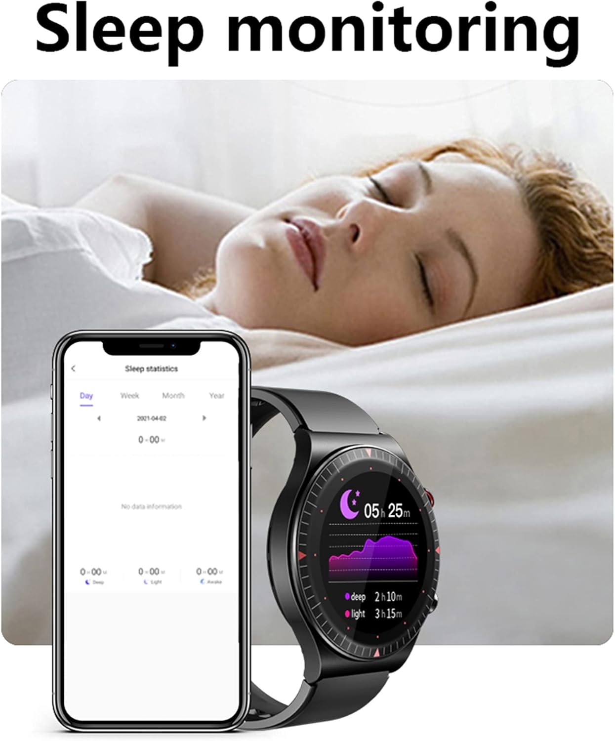 2025 Smart Watch Bluetooth Call Wristwatch ECG+ Earbuds + Three 3 Straps  Fitness monitor Heart Rate Blood Pressure Monitor Tracker Sports Smartwatch Men/Women IP67 Waterproof Smartwatch