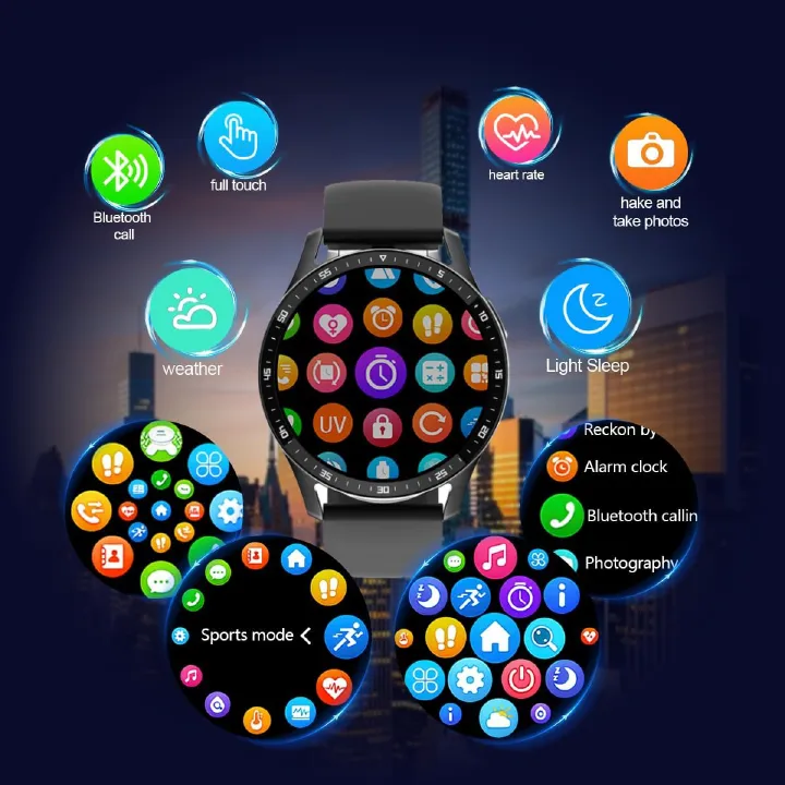 Smart Watch Bluetooth Call Wristwatch ECG+ Earbuds + Three 3 Straps  Fitness monitor Heart Rate Blood Pressure Monitor Tracker Sports Smartwatch Men/Women IP67 Waterproof Smartwatch