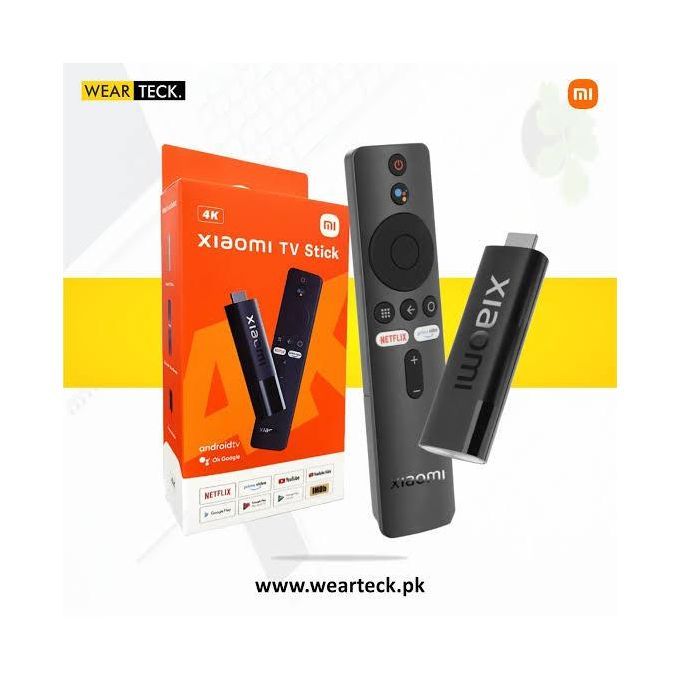 Xiaomi Mi TV Stick 4K Ultra HD Streaming Device, Android TV 11 with Google Assistant Voice Remote Control Streaming Media Player, Chromecast Built-in, 2GB 8GB HDR/AV1/2.4G/5G WiFi/BT 5.2,Latest