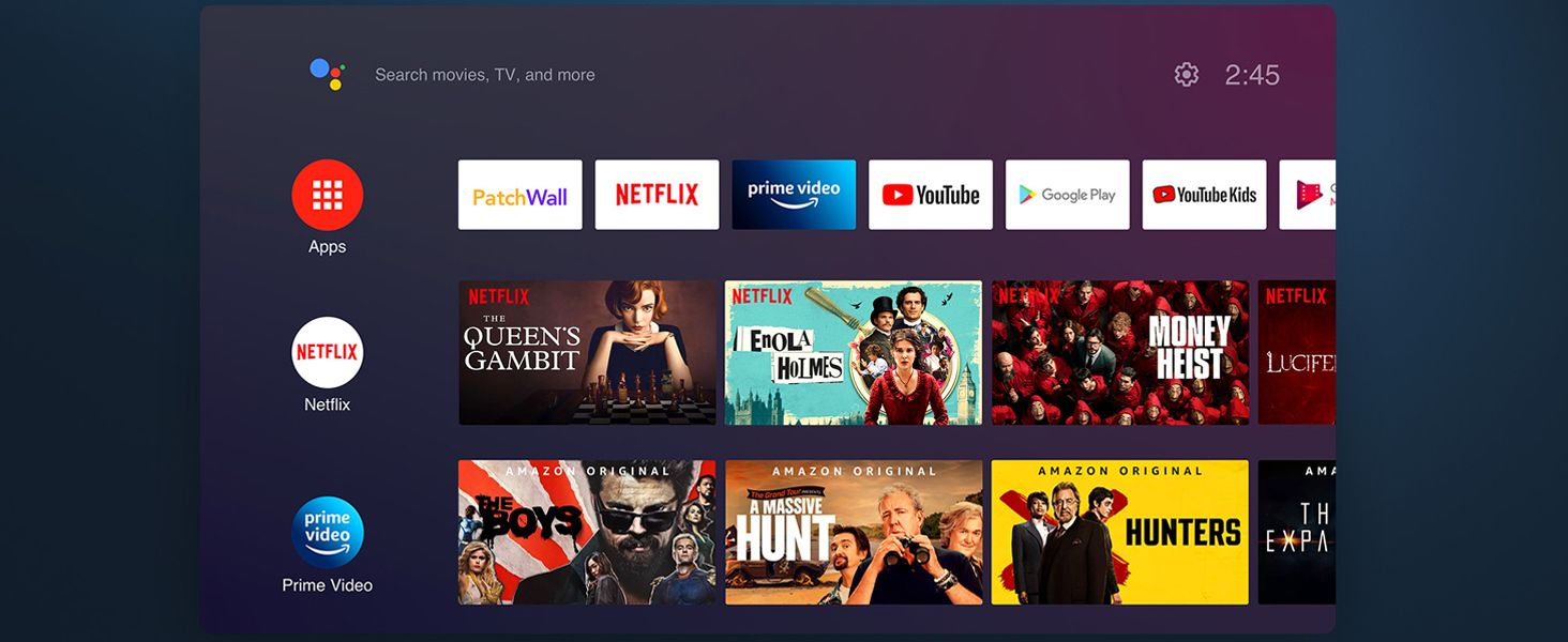 Xiaomi Mi TV Stick 4K Ultra HD Streaming Device, Android TV 11 with Google Assistant Voice Remote Control Streaming Media Player, Chromecast Built-in, 2GB 8GB HDR/AV1/2.4G/5G WiFi/BT 5.2,Latest