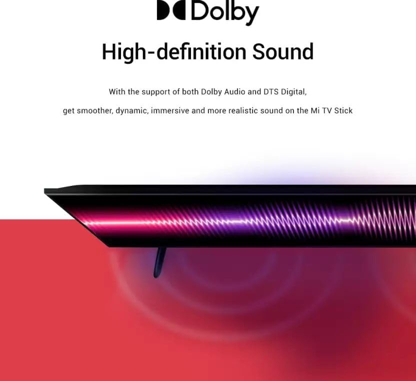 XIAOMI Mi Tv Stick, Android TV Stick 1GB RAM, 8 GB ROM. - Portable Streaming Media Player HD Playback 1080P. Portable Streaming Media Player HD Playback 1080P HDR Netflix Quad Core 64 Bit Android TV