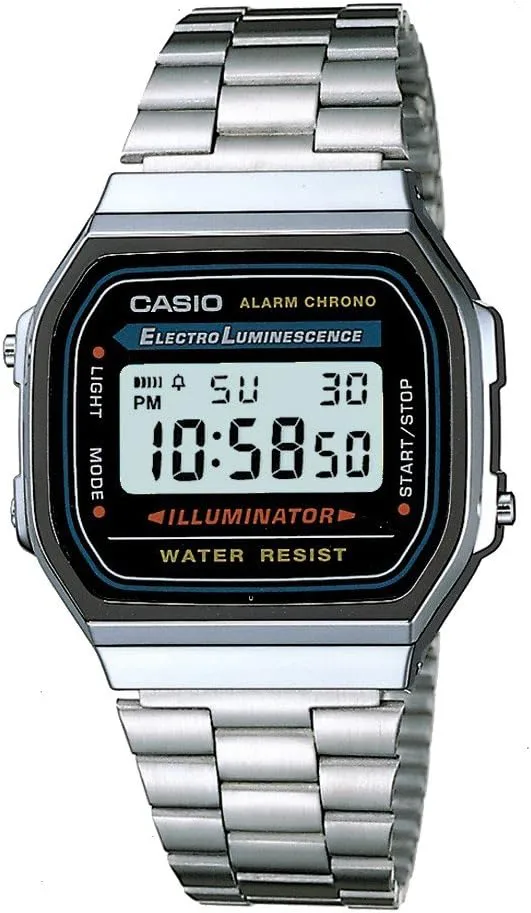Casio Vintage Unisex Digital Watch | Classic Retro Style | LED Light | Stopwatch | Daily Alarm | Lightweight | 7-Year Battery | For Men & Women