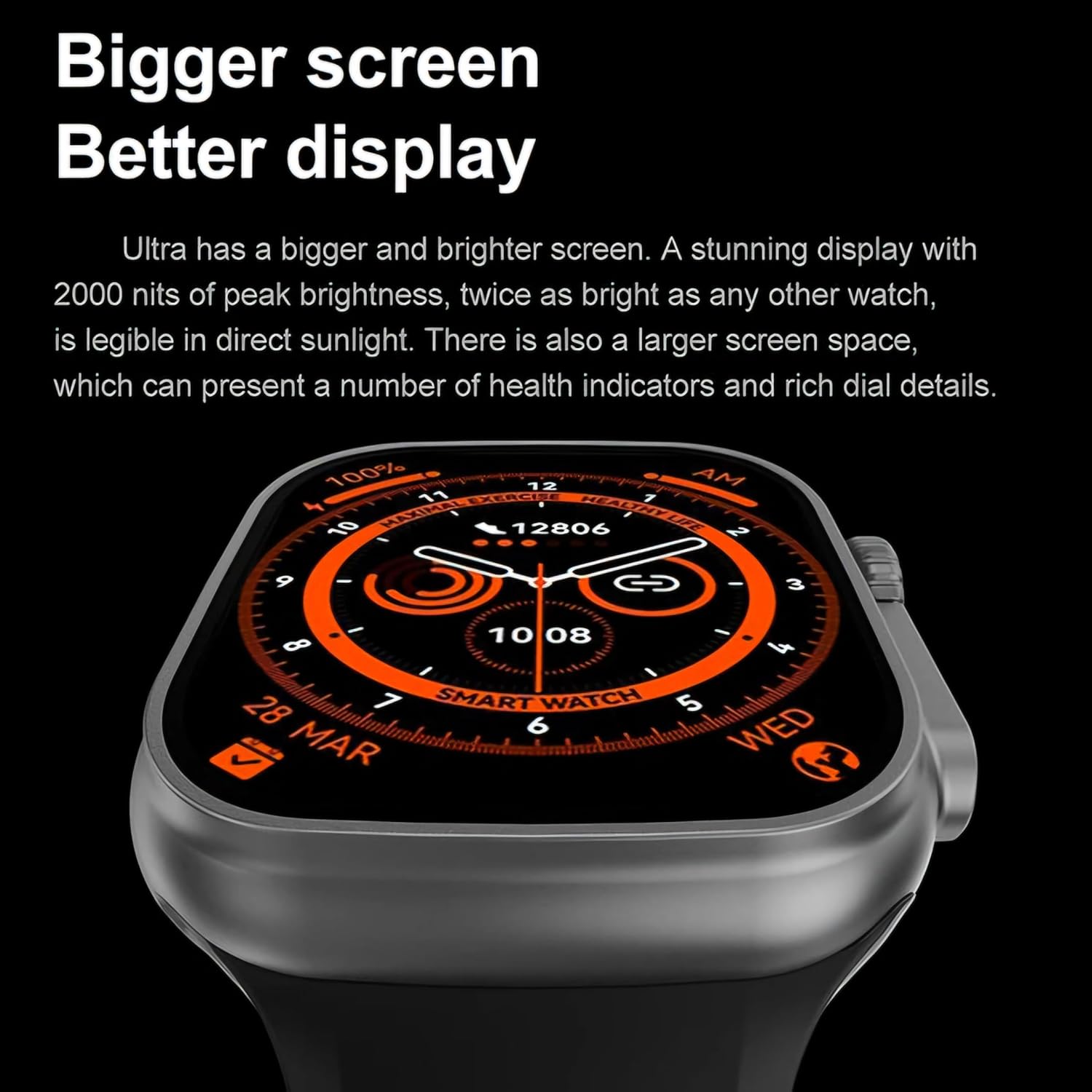 T900 Ultra Smart Watch Series Ultra Bluetooth Call IP67 Waterproof 49mm Game Smart watch T900 Ultra Fitness Tracker Sport Watch for man Square Watch for woman couple watch Kids Watch T900 Ultra watch