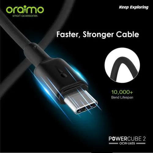 Oraimo Original Type C FAST CHARGER AND CABLE