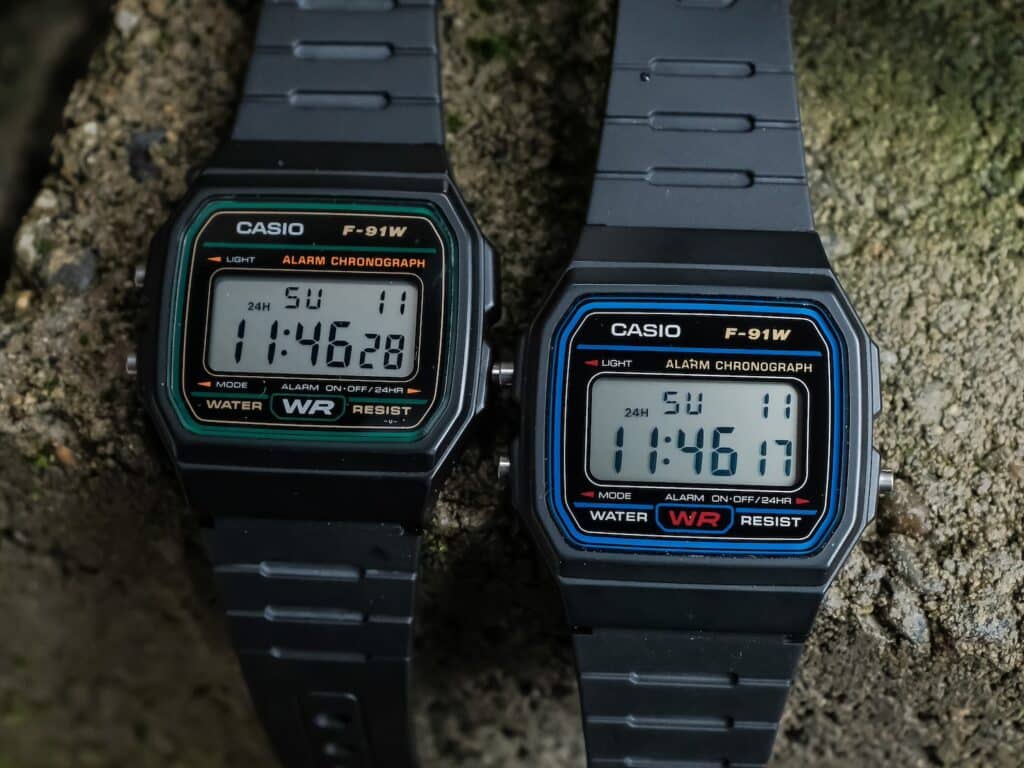 2 Casio Watches | Digital Watch | LED Light | 1/100 SEC Stopwatch | Regular Time Keeping (HR, Min, SEC, PM, Date, Day) | Daily Alarm | Lightweight | 7 Year Battery