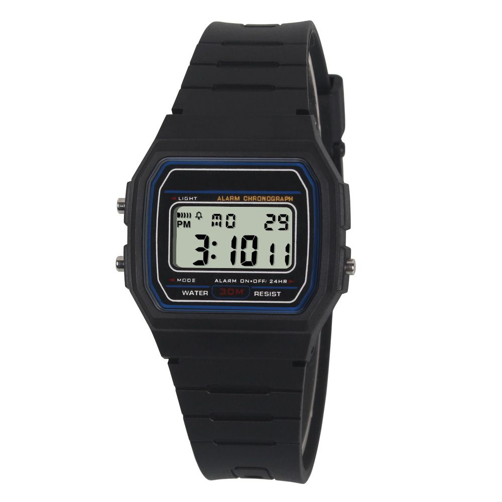 Silver Casio Vintage Design Watch | Digital Watch | LED Light | 1/100 SEC Stopwatch | Regular Time Keeping (HR, Min, SEC, PM, Date, Day) | Daily Alarm | Lightweight | 7 Year Battery