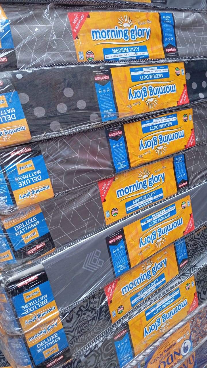 Experience the best sleep! 🤩 This 12-inch Superfoam Morning Glory mattress delivers quilted luxury, orthopaedic support, and breathable cooling ❄️. Backed by a 5-Year Warranty ✅, it’s the perfect add