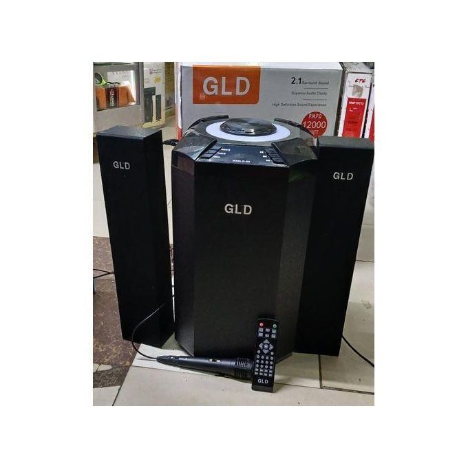 **Get Ready to Party! 🎊 The GLD 2.1 Woofer Speaker System is Here! 🔊💥 Feel the Deep, Unbeatable Bass & Experience Explosive, Crystal-Clear Sound that Brings Every Beat to Life! 🎶🔥**