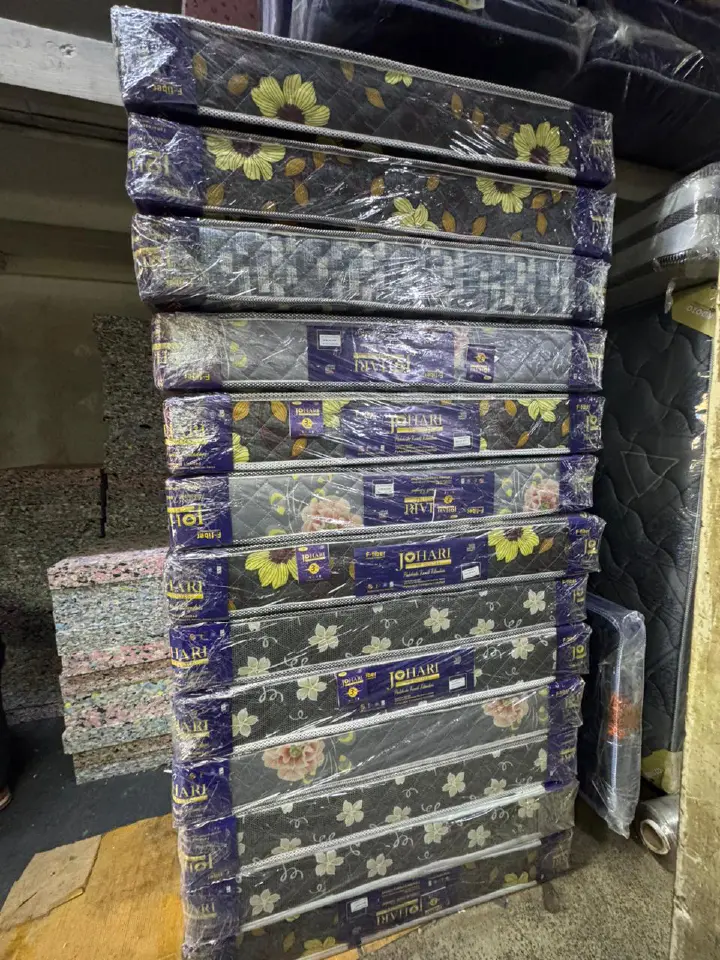 🌙✨😴🛌 Johari High-Density Quilted Fibre Mattress - Your Dream Sleep Solution for Unmatched Comfort, Superior Support & Deep, Rejuvenating Rest! 💖☁️🌿