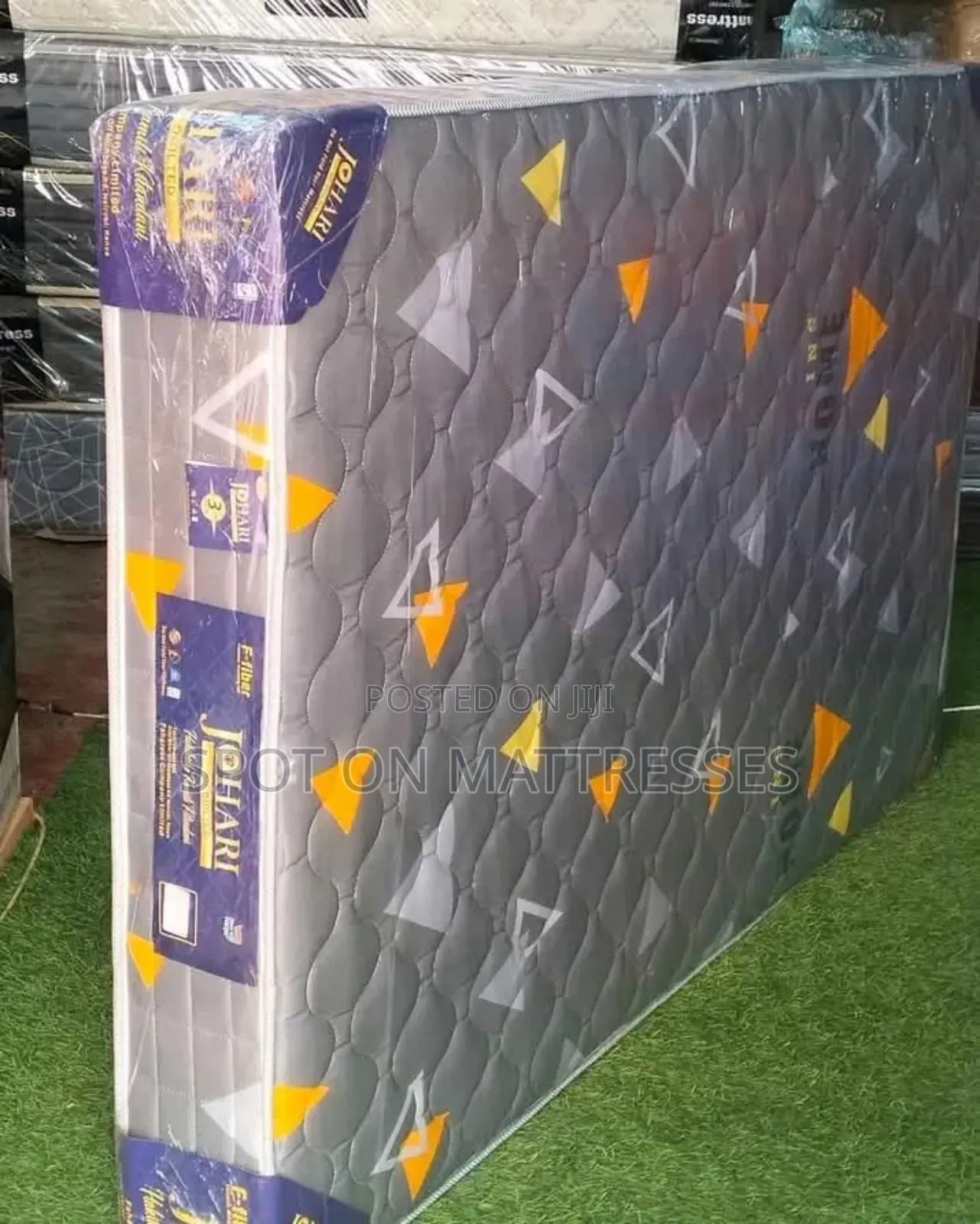 🛏 8-Inches High Density Fibre Orthopaedic Mattresses – Johari Premium Durable Back Support Mattress | Long Lasting Comfort | 3-Year Warranty