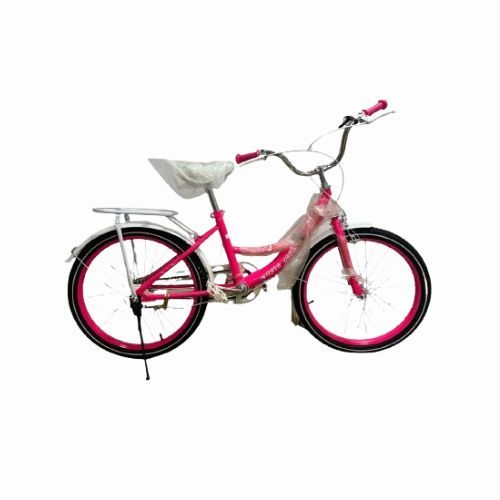 Lady Bird 20″ Kids Bicycle Steel & Magnesium Frame, Front Basket & Reflector, Adjustable Seat & Handlebars, Handbrakes, Training Wheels  Ideal for 7–12 Yr Girls.