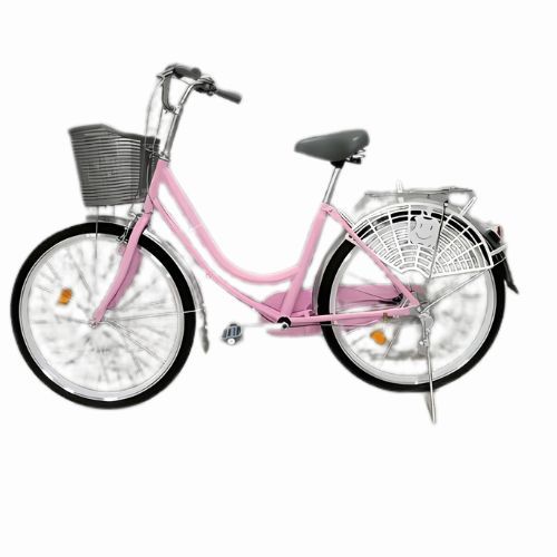 Lady Bird 26-Inch Classic Cruiser Bicycle – Elegant Step-Through Frame, Dual Carrier Racks, Mudguards, Durable Design for Women & Girls