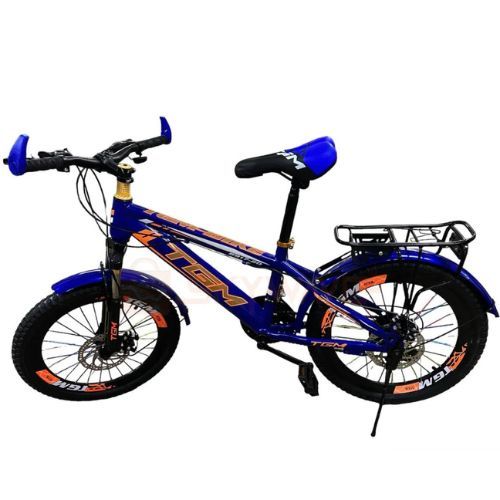 Flanger G111 MTB 20-Inch Mountain Bike with Gears  Front Suspension, Dual Disc Brakes, Rugged Frame & All-Terrain Tires Perfect for Kids & Teens.