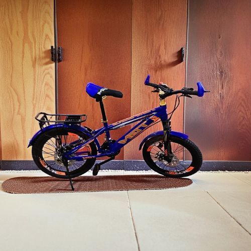 Flanger G111 MTB 20-Inch Mountain Bike with Gears  Front Suspension, Dual Disc Brakes, Rugged Frame & All-Terrain Tires Perfect for Kids & Teens.