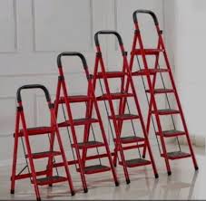 5-Step \ 6-Step Heavy Duty Metal Ladder – Non-Slip Safety Steps, Foldable Lightweight Steel Ladder for Home, Kitchen, Office, Warehouse & Outdoor Use – Easy Storage, Portable, Sturdy .