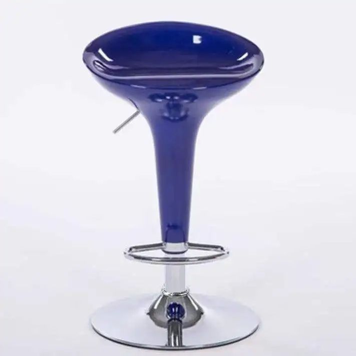 Modern High Gloss ABS Plastic Bar Stool – Durable, Easy-Clean, Lightweight Contemporary Stool for Kitchen Island, Dining, Bar, Café & Restaurant Seating