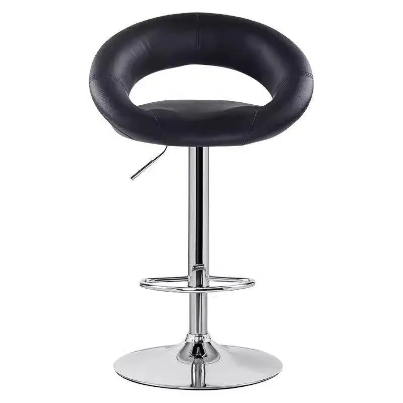 Modern High-Gloss ABS Plastic Kitchen Bar Stool Chair – Stylish, Durable & Easy-Clean for Home, Café, Restaurant, Island, Counter Seating (Compact & Stackable)