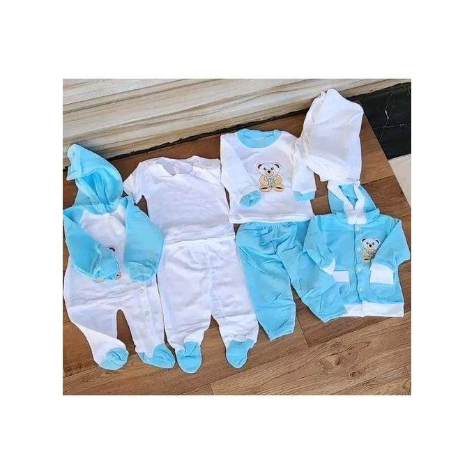 8PCS UNISEX NEW BORN BABY RECEIVING SET