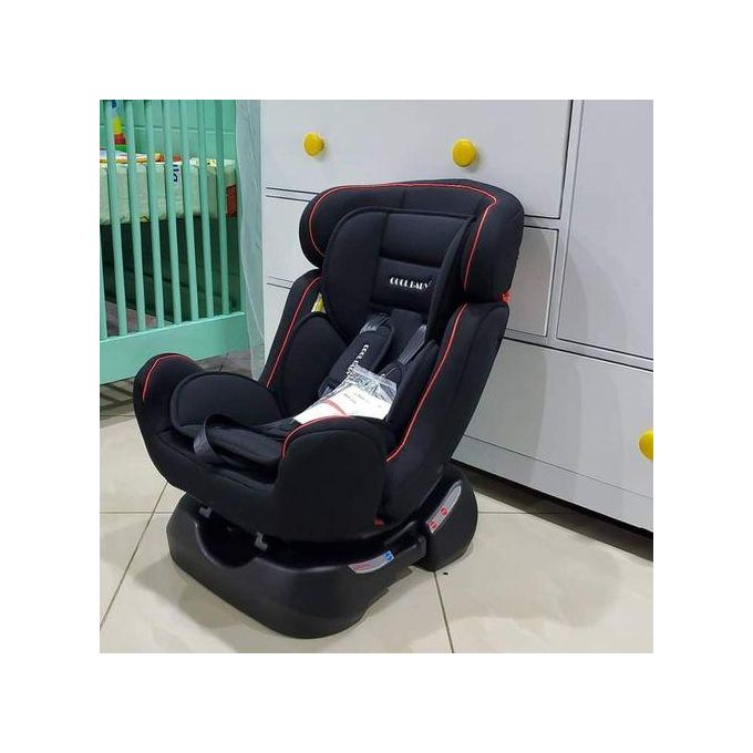 Coolbaby Strong Reclining Infant Car Seat & Booster With A Base- Black /Red (0-7Yrs)