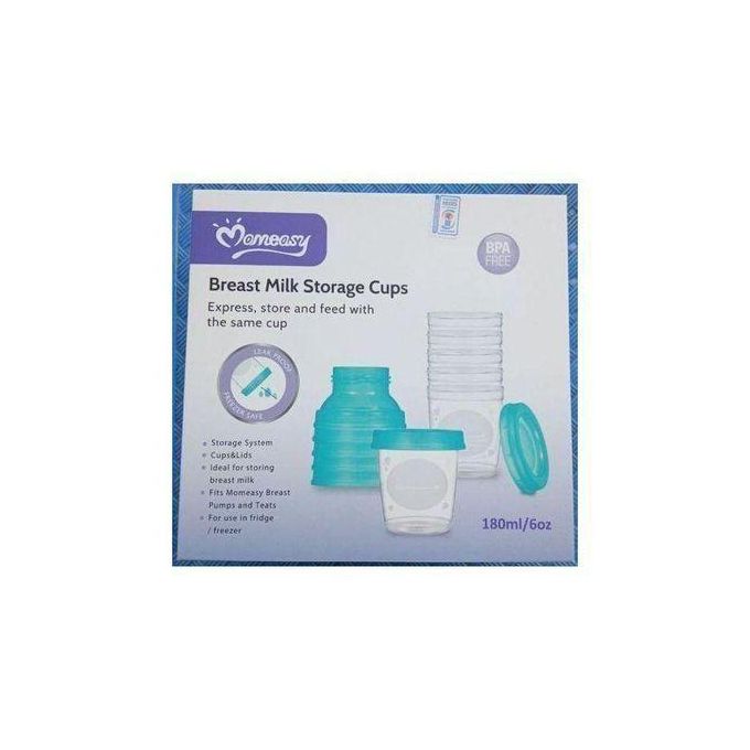 Momeasy Breast Milk Storage Containers-6 Cups With Lids