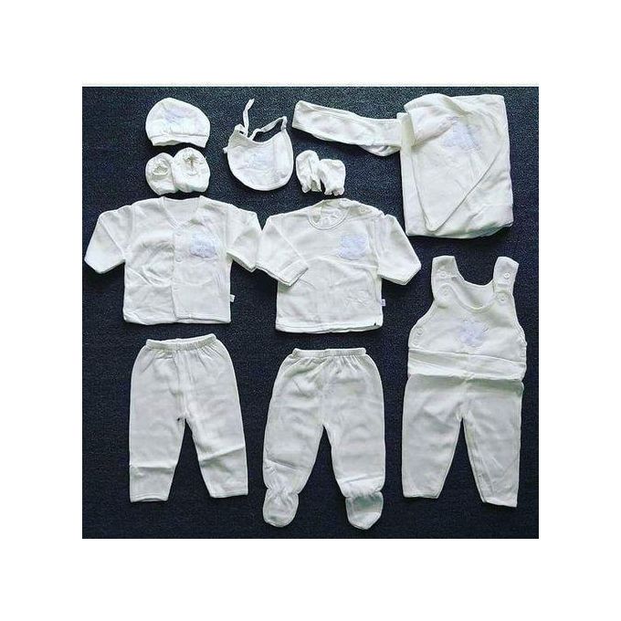 Lucky Star Baby Receiving Set 100% Cotton 11pcs
