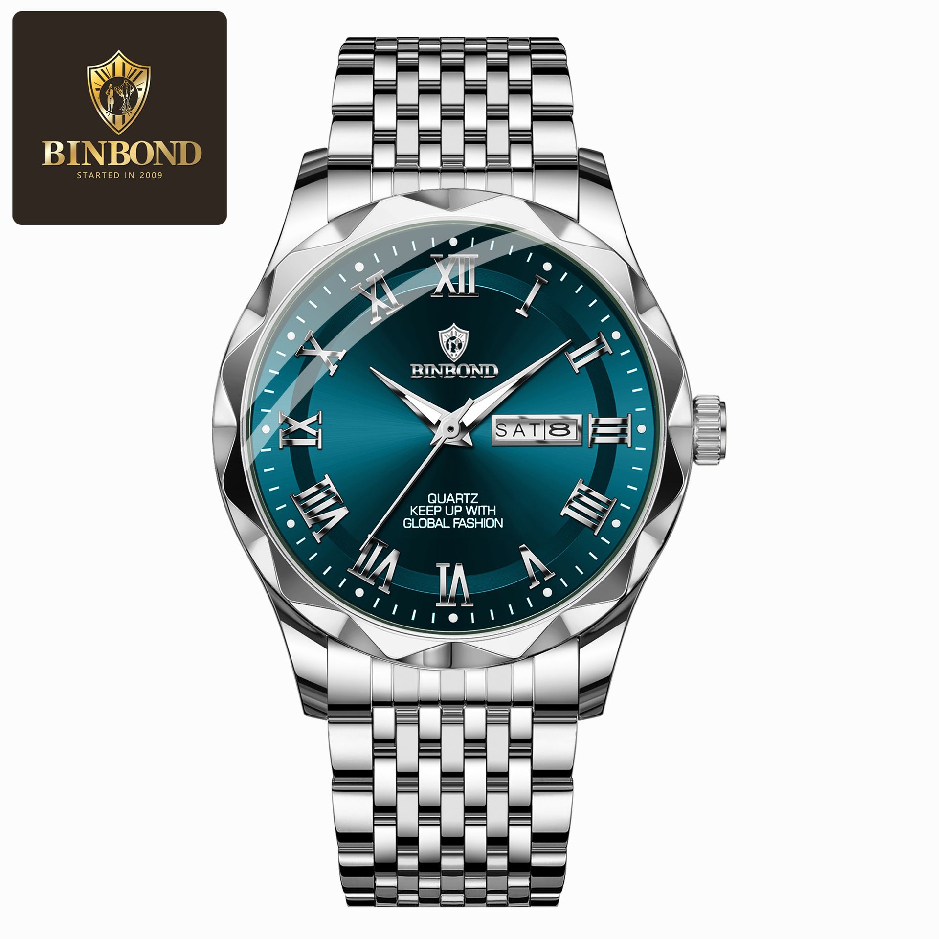 Wholesale Binbang Men's Luxury Chronograph - Viral TikTok Day-Date Waterproof Business Watch