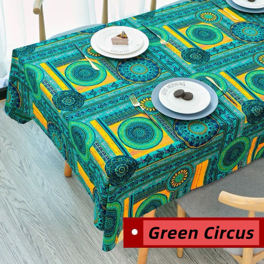 French Nanyang style floral tablecloth tassel decorative table cloth for home dining, waterproof coffee table, TV cabinet cover towel