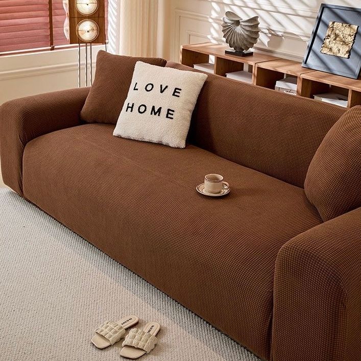 Sofa Cover Soft and Stretchy for Kids Furniture Protection Sofa Cover Single Double Triple Seater 1 Seater/2 Seater/3 Seater Polyester Spandex Fabric