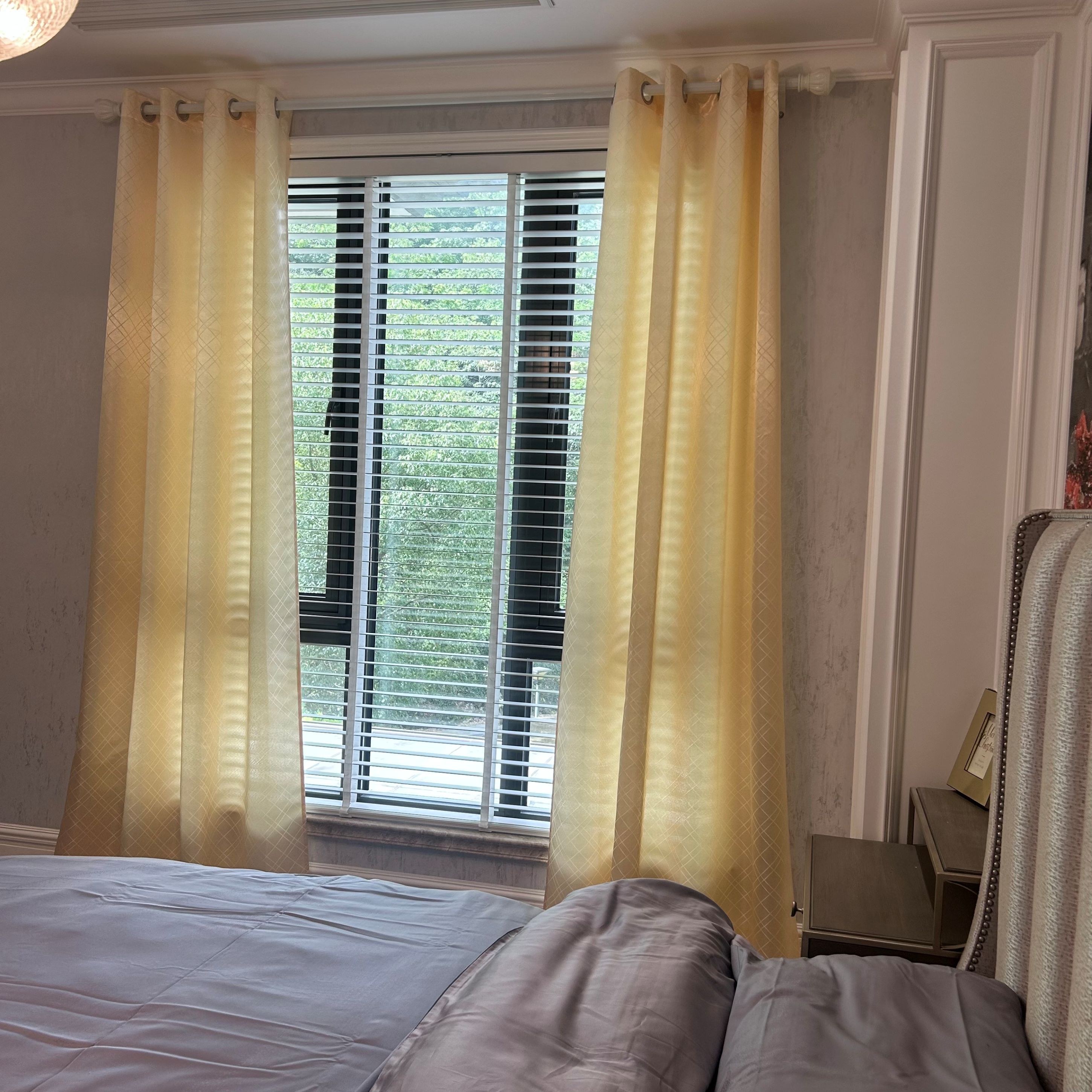 1 Piece Insulated Curtains Checkered, Protect Privacy Easy to Clean Improve Life Quality Living Room Curtain 1 Piece Thermal Insulation and Mosquito Prevention for Bedrooms Living Rooms