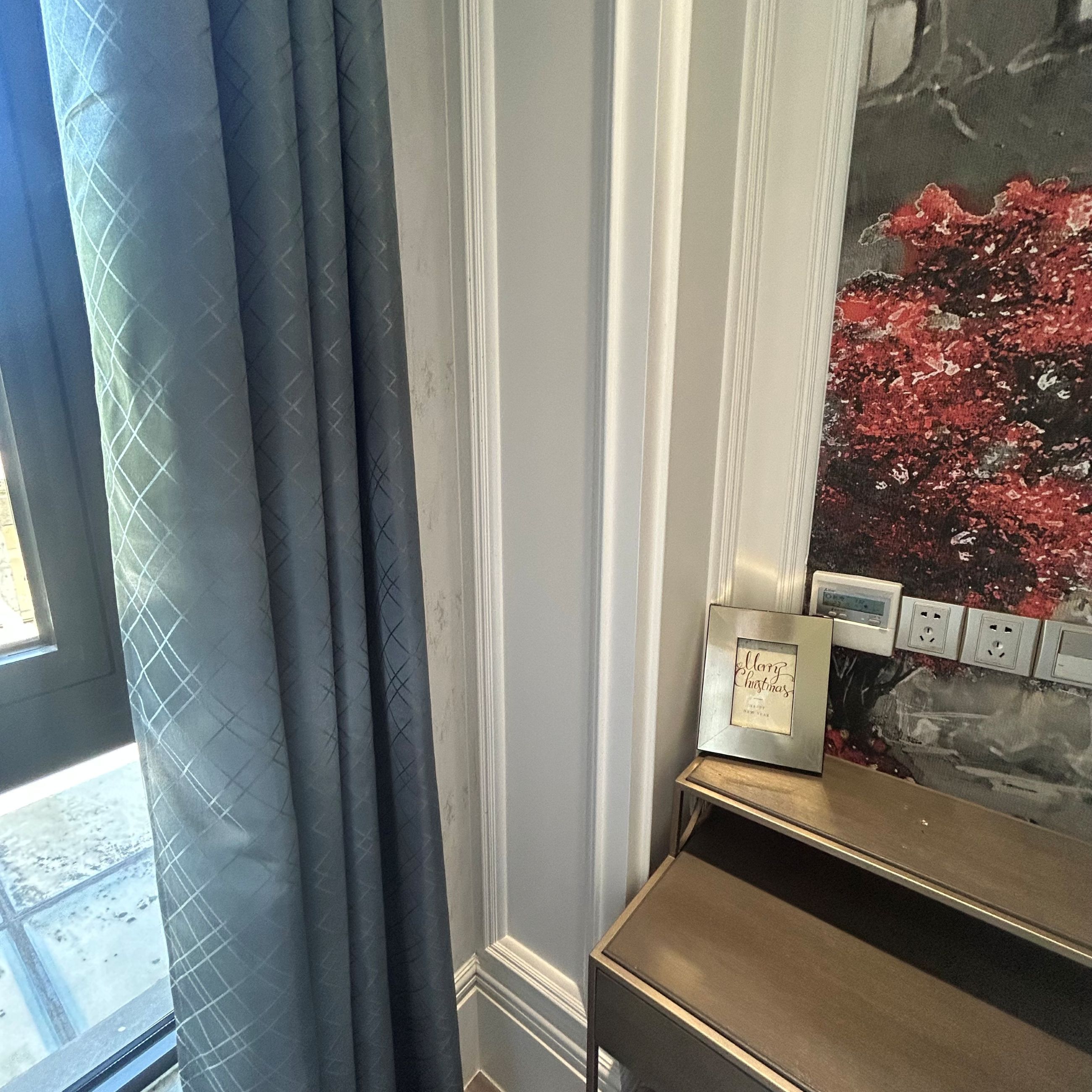 1 Piece Insulated Curtains Checkered, Protect Privacy Easy to Clean Improve Life Quality Living Room Curtain 1 Piece Thermal Insulation and Mosquito Prevention for Bedrooms Living Rooms