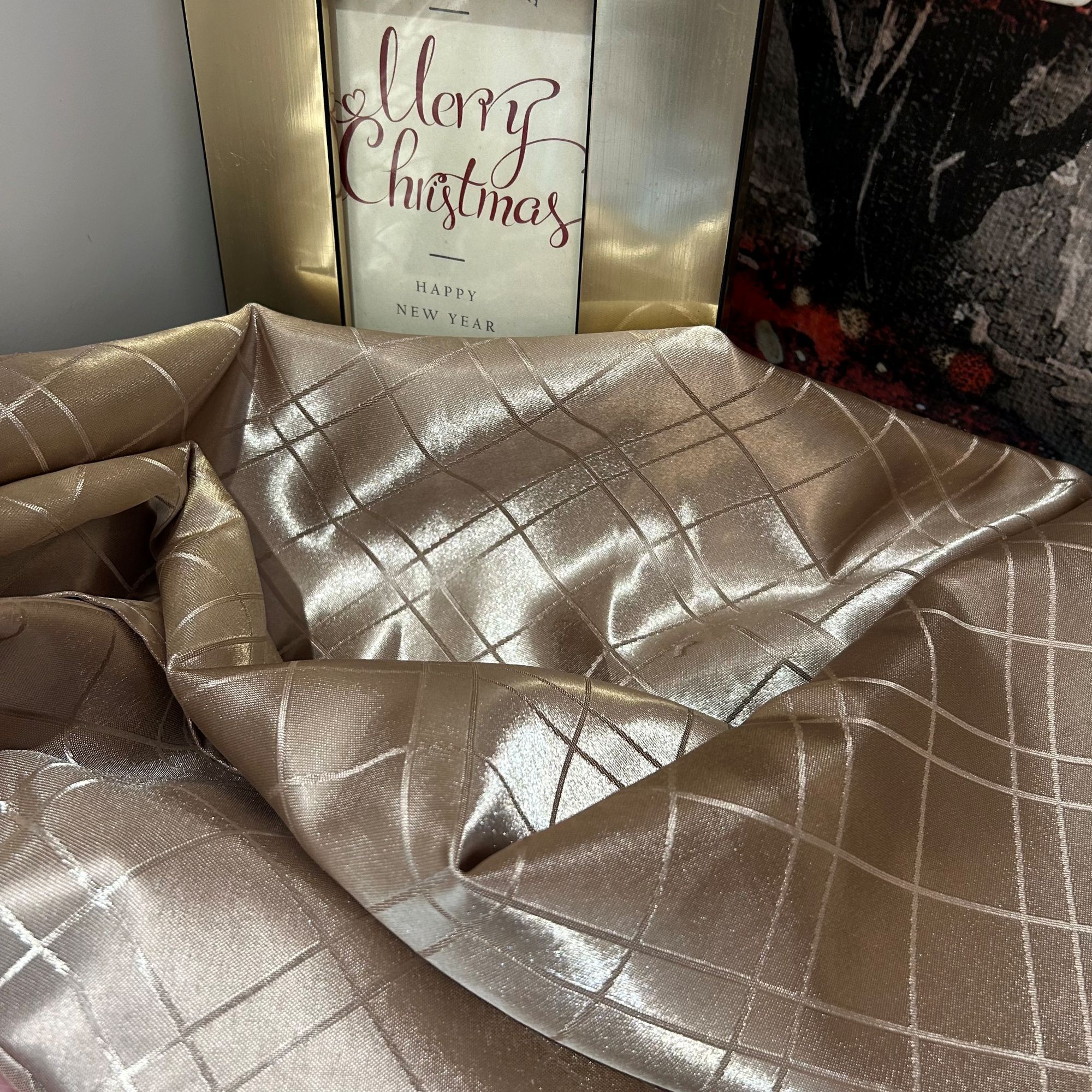 1 Piece Insulated Curtains Checkered, Protect Privacy Easy to Clean Improve Life Quality Living Room Curtain 1 Piece Thermal Insulation and Mosquito Prevention for Bedrooms Living Rooms