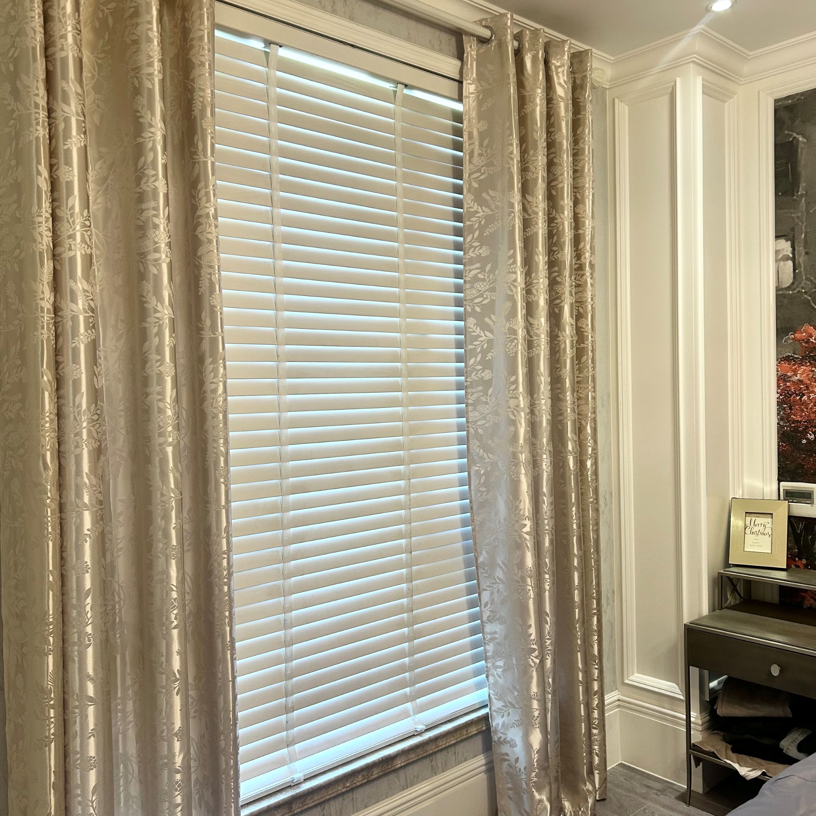 1pc High Quality Curtains Beautiful Leaf Pattern Blackout Curtain Thermal Insulation and Mosquito Prevention for Bedrooms Living Rooms