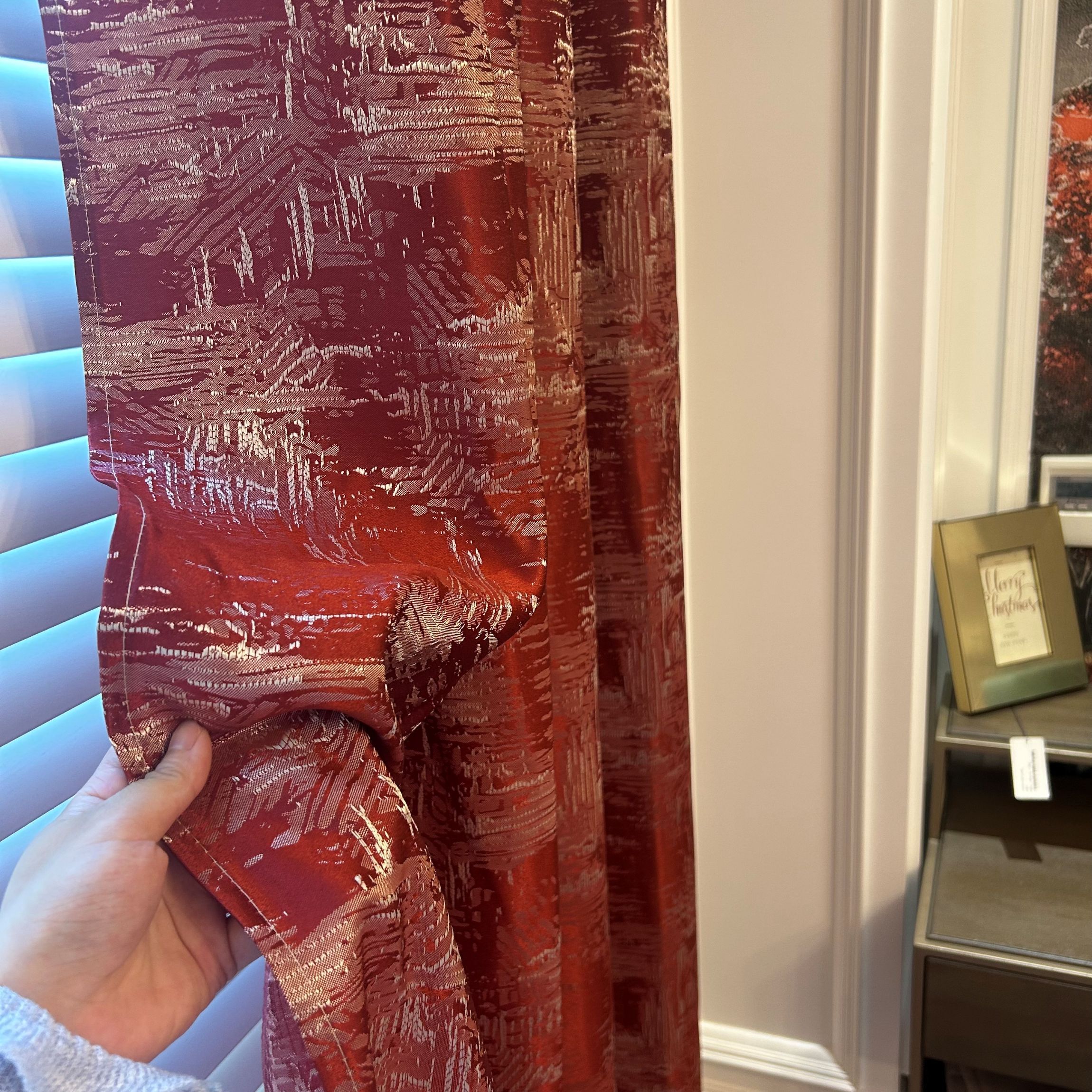 New High Luxury Blackout Geometric Curtains Sunscreen ＆Heat Insulation ＆Mosquito Prevention for Bedrooms and Living Rooms