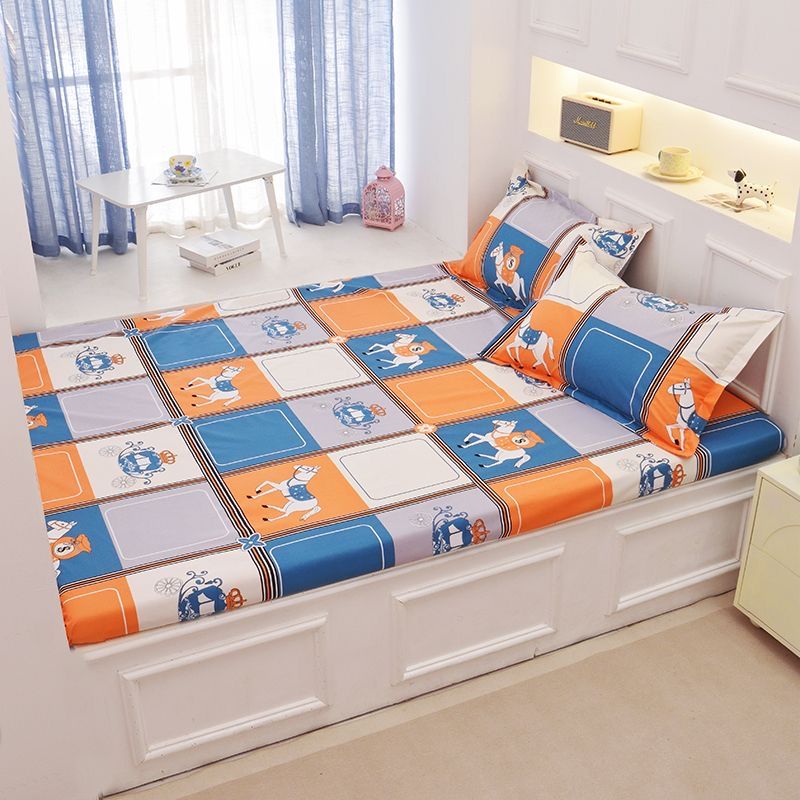 Breathable Fitted Sheet Mattress Cover Mattress Protector Non-slip Single Piece Skin-friendly New Style