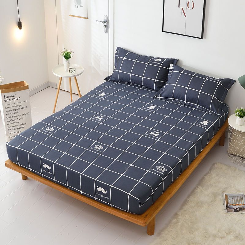 Breathable Fitted Sheet Mattress Cover Mattress Protector Non-slip Single Piece Skin-friendly New Style