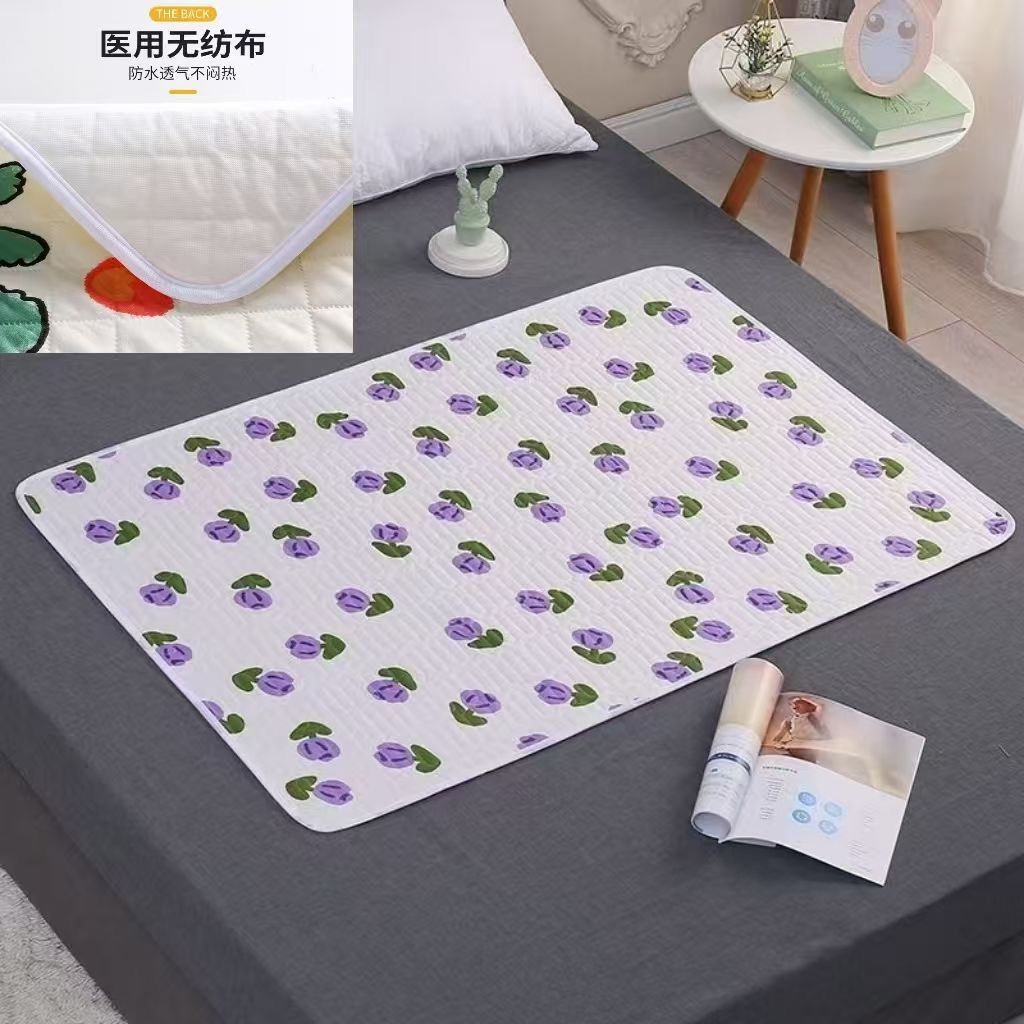 Period-Proof Bed Mat Bed Sofa Cover Reusable Leak-Proof Underpad Overnight Menstrual Protection Waterproof Pad Prevents Period Stains on Bedsheets Easy to Clean Kuhifadhi kitanda kutoka damu ya hedhi