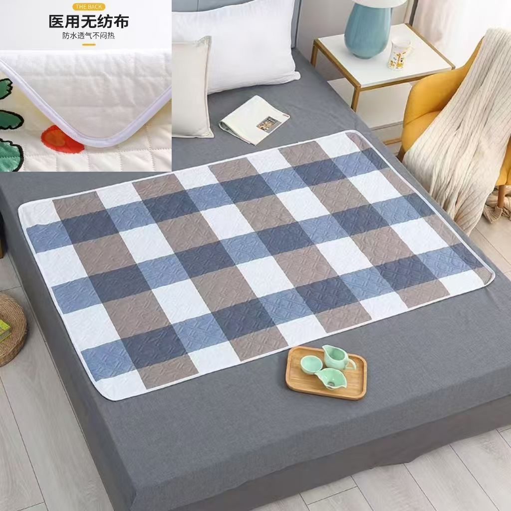 Period-Proof Bed Mat Bed Sofa Cover Reusable Leak-Proof Underpad Overnight Menstrual Protection Waterproof Pad Prevents Period Stains on Bedsheets Easy to Clean Kuhifadhi kitanda kutoka damu ya hedhi