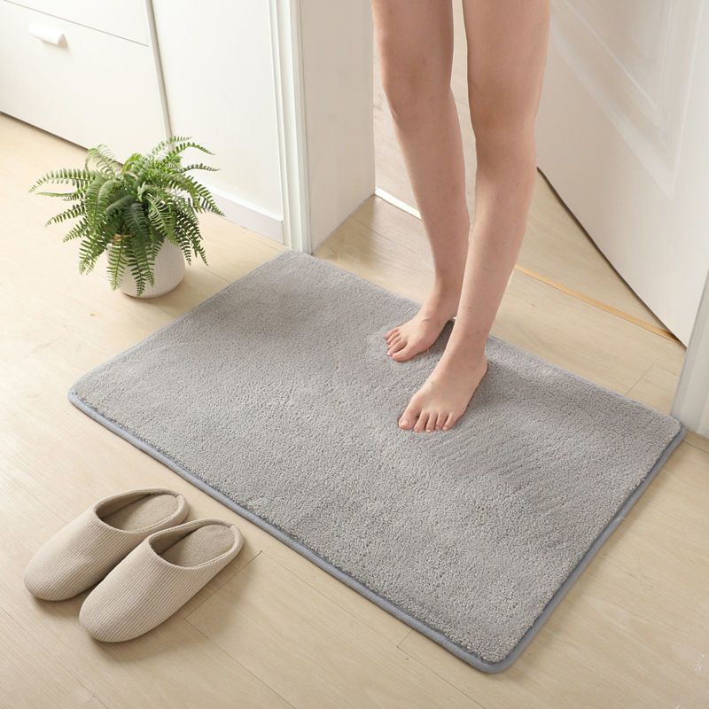 Bathroom Extra Thick Carpet Mat Toilet Suction Entrance Door Mat Super Soft Fiber Floor Stairs Corridor Non-Slip Mat