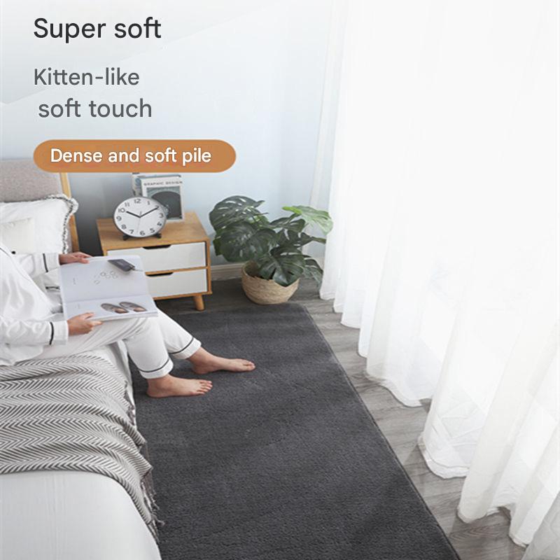 Bathroom Extra Thick Carpet Mat Toilet Suction Entrance Door Mat Super Soft Fiber Floor Stairs Corridor Non-Slip Mat