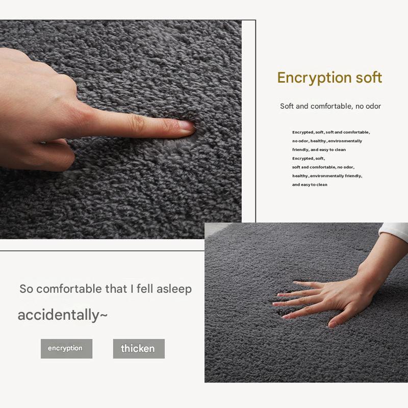 Bathroom Extra Thick Carpet Mat Toilet Suction Entrance Door Mat Super Soft Fiber Floor Stairs Corridor Non-Slip Mat