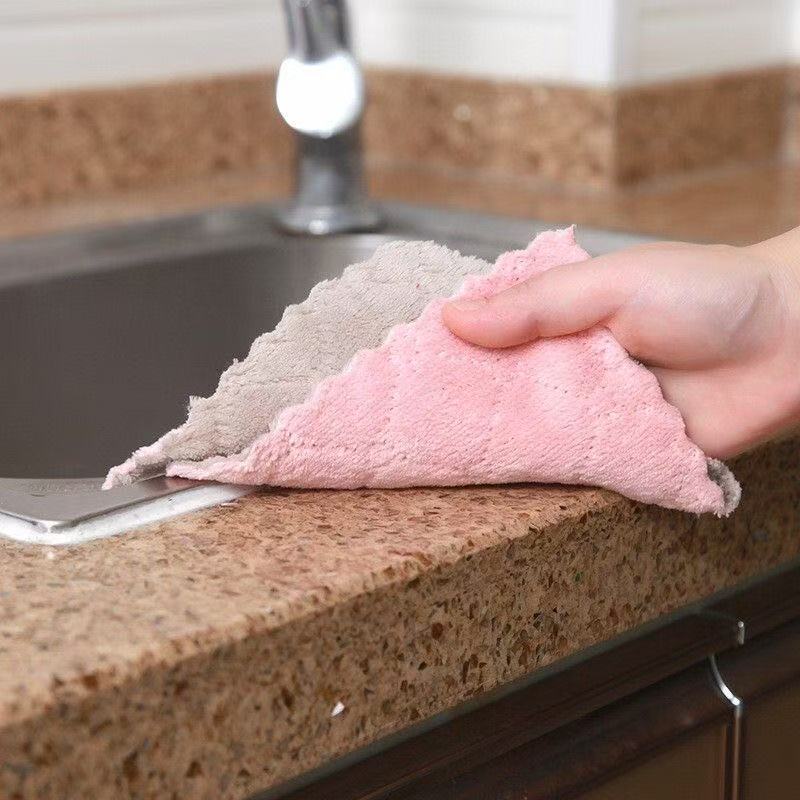 6 pcs Super Absorbent Microfiber Kitchen Dish Cloth High-efficiency Tableware Household Cleaning Towel Kitchen Tools Gadgets