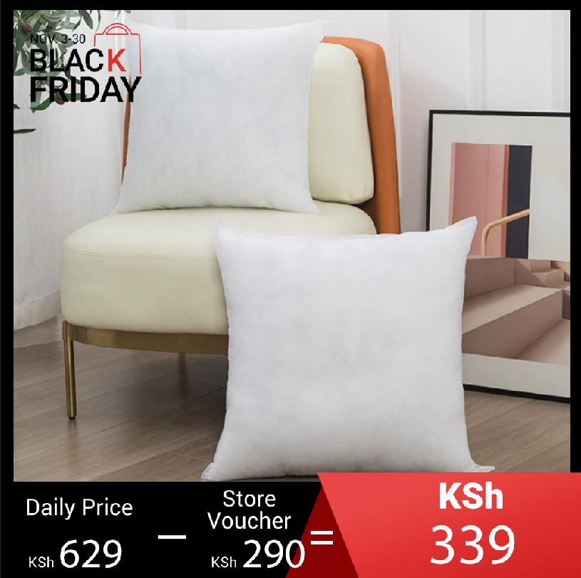 1PC White Throw Pillow Insert 18x18"(45x45cm) / 20x20"(50cm*50cm) Square Extremely Soft High Resilience Lightweight Versatile for Use in Offices Sofas Beds Cars Matched with Various Style of Pillow