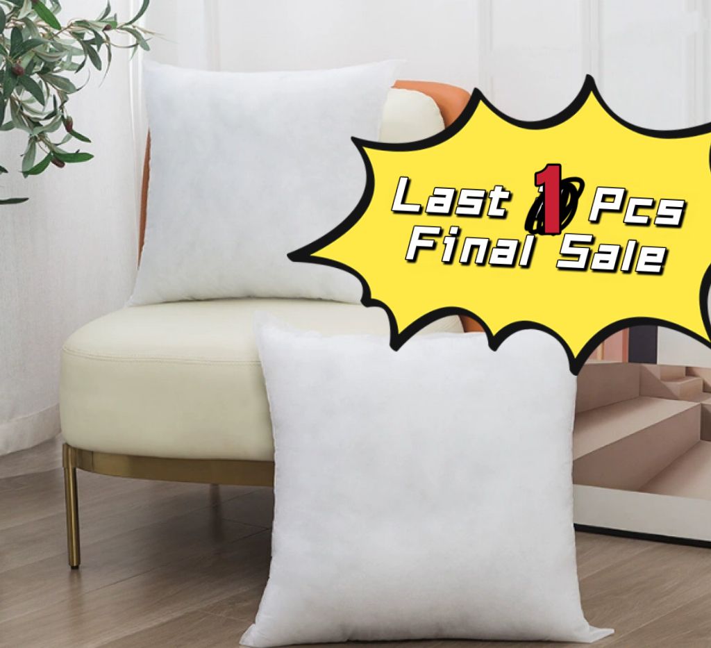 【LAST 1】CLEARANCE SALL 1PC White Throw Pillow Insert 18x18"(45x45cm) / 20x20"(50cm*50cm) Square Extremely Soft High Resilience Lightweight Versatile for Use in Offices Sofas Beds Cars